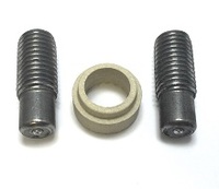 AS7M08-23 M8 X 23 RED BASE ARC STUD MS