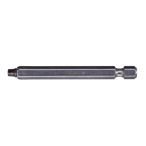 DTB-SQ25-3-0600-2PC Square #3 Power Bit x 6" 2pc