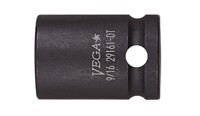 DTS-038-025-S6T 3/8 Sq Dr 1/4 6pt Impact Socket Std Length Thin Wall