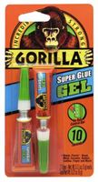 GORILLA SUPER GLUE GEL (2PAK) TUBES- 6PCS