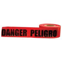 Barricade Tape Danger 3" x 1000'. Bilingual.