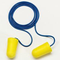 3M 312-1224 EAR 1216 Foam Taperfit Corded Ear Plugs NRR 32dB, Bright Yellow.