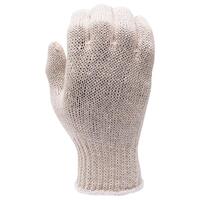 SF00-ERB14410 346-050 Cotton/Poly String Glove, Natural. 9 (LG).