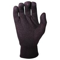 336-010 Cotton/Poly Brown Jersey Gloves. 9 (LG).
