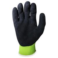 HVG700SLC String Gloves Hi Viz Coated, Hi Viz Lime, SM.