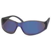 Boas Blue temples, Blue Mirror lenses.