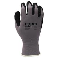 211-210 13 Gauge Nylon/Spandex Nitrile Sandy Coated Gloves, Gray, 7 (SM).