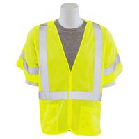 S620 Type R, Class 3 Break-Away Safety Vest, Hi Viz Lime, 2X.