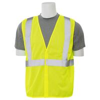 S362 Type R, Class 2 Economy Mesh Safety Vest, Hi Viz Lime, 6X.