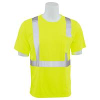 9601S Type R, Class 2 Jersey Knit Short Sleeve T-Shirt, Hi Viz Orange, XL.