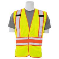 S156 Type R, Class 2 Expandable Safety Vest, Hi Viz Lime, OS.