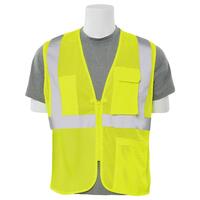 S169 Type R, Class 2 Surveyor's Safety Vest Mesh, Hi Viz Orange, MD.