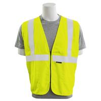 IFR150Z Type R, Class 2 Inherent Flame Resistant Zippered Safety Vest Solid, Hi Viz Lime,  MD.