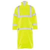 S163 Type R, Class 3 Long Rain Coat, Hi Viz Orange, 3X.