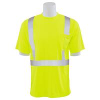 9006ST Type R, Class 2 Birdseye Mesh Short Sleeve T-Shirt - Tall, Hi Viz Orange, MD.