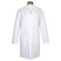 L2 Men's Lab Coat Navy Blue, MD.